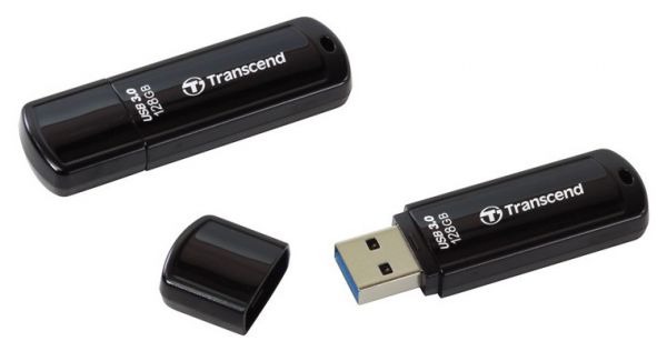 Флешка Transcend TS128GJF700 128Гб черный